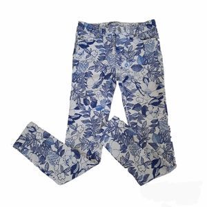 Vineyard Vines Girls Paisley Skinny Jeans 10